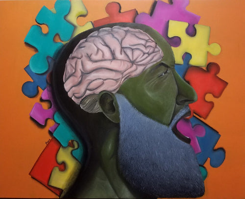 Puzzled Mind Painting